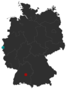Deutschlandkarte: Wo liegt ?