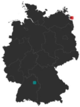 Deutschlandkarte: Wo liegt ?