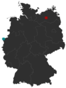 Deutschlandkarte: Wo liegt ?