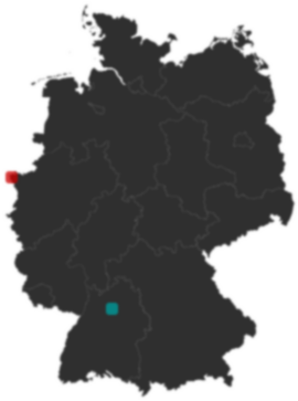 Deutschlandkarte: Wo liegt ?