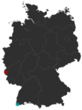 Deutschlandkarte: Wo liegt ?