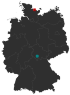 Deutschlandkarte: Wo liegt ?