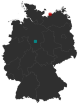 Deutschlandkarte: Wo liegt ?