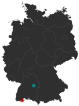 Deutschlandkarte: Wo liegt ?