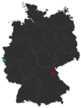 Deutschlandkarte: Wo liegt ?