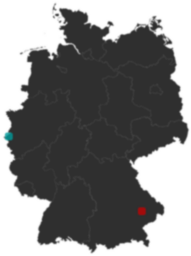 Deutschlandkarte: Wo liegt ?