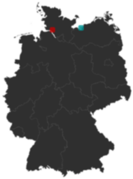 Deutschlandkarte: Wo liegt ?
