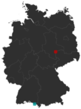 Deutschlandkarte: Wo liegt ?