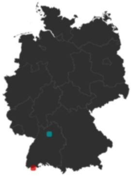 Deutschlandkarte: Wo liegt ?