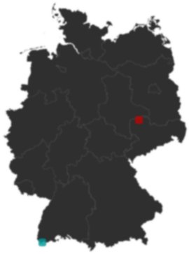 Deutschlandkarte: Wo liegt ?