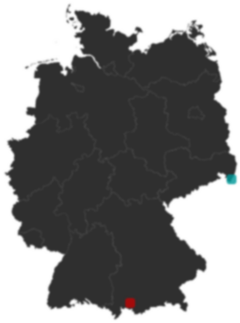 Deutschlandkarte: Wo liegt ?