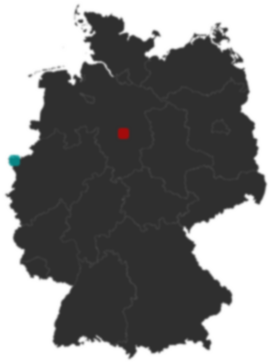Deutschlandkarte: Wo liegt ?
