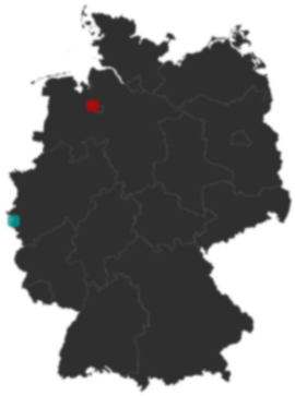 Deutschlandkarte: Wo liegt ?