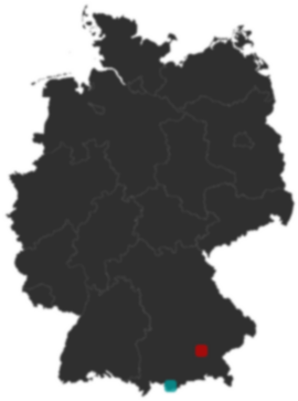 Deutschlandkarte: Wo liegt ?