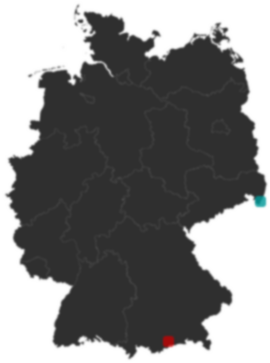 Deutschlandkarte: Wo liegt ?