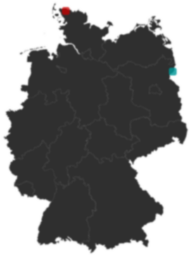 Deutschlandkarte: Wo liegt ?