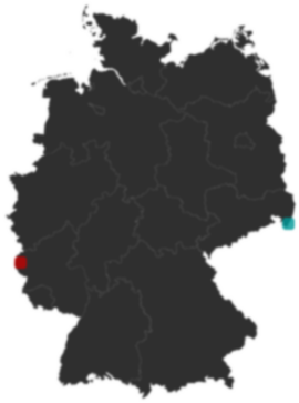 Deutschlandkarte: Wo liegt ?