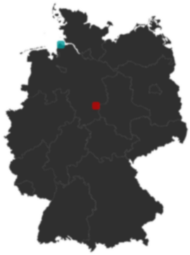 Deutschlandkarte: Wo liegt ?