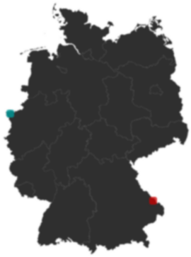 Deutschlandkarte: Wo liegt ?