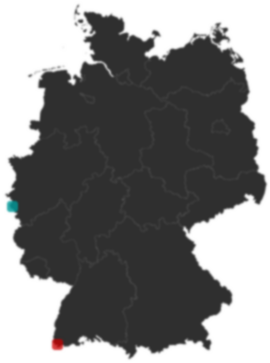Deutschlandkarte: Wo liegt ?