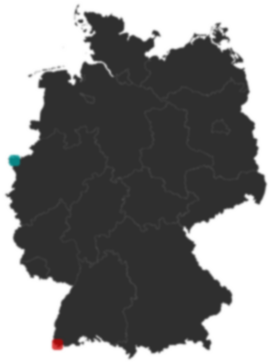 Deutschlandkarte: Wo liegt ?