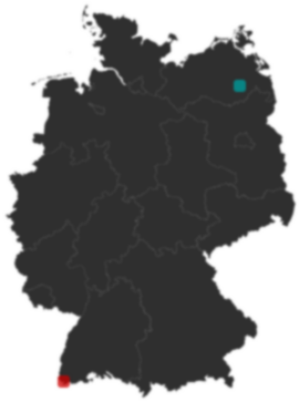 Deutschlandkarte: Wo liegt ?