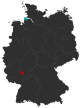 Deutschlandkarte: Wo liegt ?