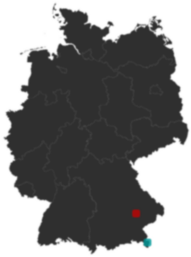 Deutschlandkarte: Wo liegt ?