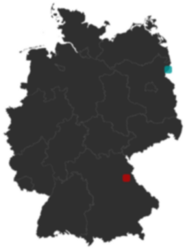 Deutschlandkarte: Wo liegt ?