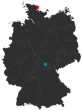 Deutschlandkarte: Wo liegt ?