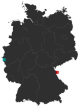 Deutschlandkarte: Wo liegt ?