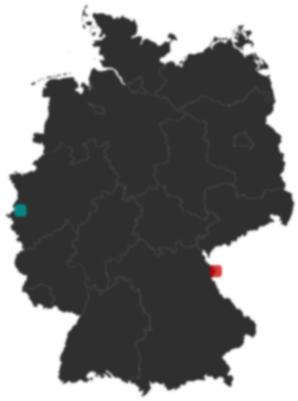 Deutschlandkarte: Wo liegt ?