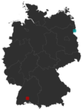 Deutschlandkarte: Wo liegt ?
