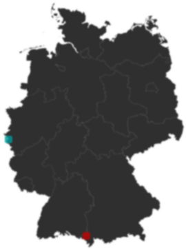 Deutschlandkarte: Wo liegt ?