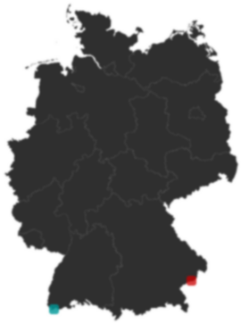 Deutschlandkarte: Wo liegt ?