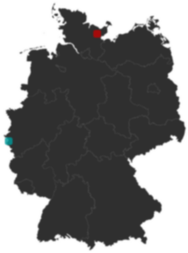 Deutschlandkarte: Wo liegt ?
