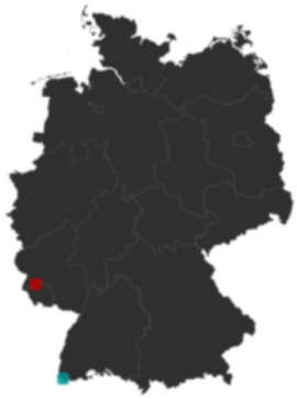 Deutschlandkarte: Wo liegt ?