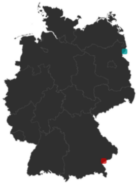 Deutschlandkarte: Wo liegt ?