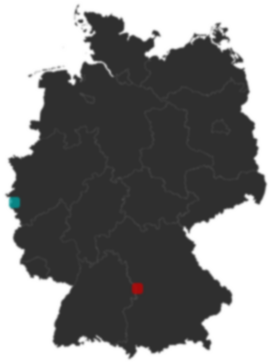 Deutschlandkarte: Wo liegt ?