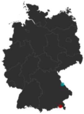 Deutschlandkarte: Wo liegt ?