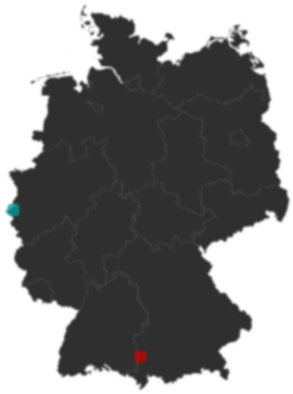 Deutschlandkarte: Wo liegt ?