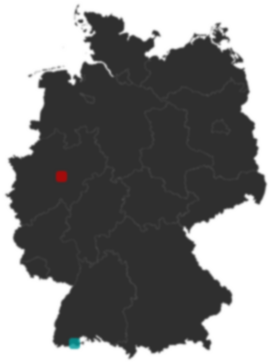 Deutschlandkarte: Wo liegt ?