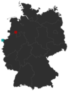 Deutschlandkarte: Wo liegt ?