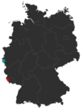 Deutschlandkarte: Wo liegt ?
