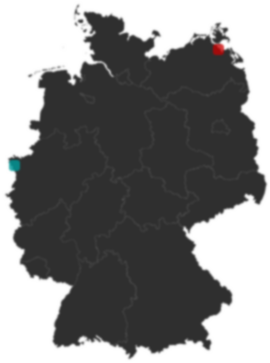 Deutschlandkarte: Wo liegt ?