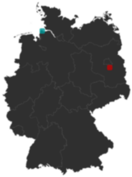 Deutschlandkarte: Wo liegt ?