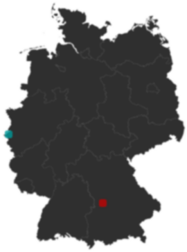 Deutschlandkarte: Wo liegt ?