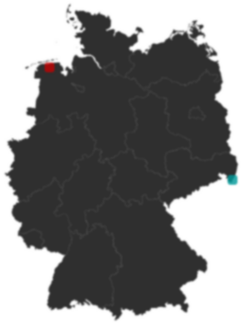 Deutschlandkarte: Wo liegt ?