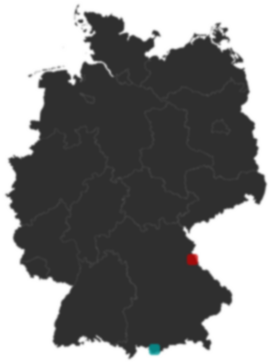 Deutschlandkarte: Wo liegt ?