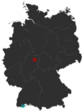 Deutschlandkarte: Wo liegt ?